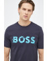 Boss Green Тениска BOSS в тъмносиньо с принт - Pepit.bg