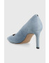 Boss Велурени обувки с висок ток Janet 50488210 - Pepit.bg