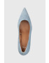 Boss Велурени обувки с висок ток Janet 50488210 - Pepit.bg