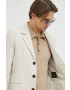 Bruuns Bazaar Ленено сако Lino Karlo blazer в бежово - Pepit.bg