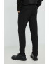Bruuns Bazaar Панталони Karlsus Basic Pants в черно с кройка по тялото - Pepit.bg
