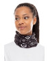 Buff Кръгъл шал New Cashmere в черно с десен - Pepit.bg