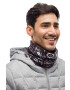 Buff Кръгъл шал New Cashmere в черно с десен - Pepit.bg