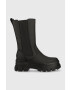 Buffalo Боти челси Aspha Clf Rain Chelsea Hi в черно с платформа 1622167.BLK - Pepit.bg