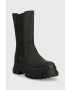 Buffalo Боти челси Aspha Clf Rain Chelsea Hi в черно с платформа 1622167.BLK - Pepit.bg