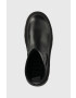 Buffalo Боти Flora Sockboot в черно с платформа - Pepit.bg