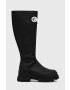 Buffalo Ботуши Aspha Rain Hi в черно 1214006.BLK - Pepit.bg