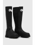 Buffalo Ботуши Aspha Rain Hi в черно 1214006.BLK - Pepit.bg
