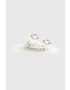 Buffalo Чехли Eve Heart в бяло с платформа 1602161 - Pepit.bg