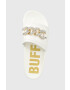 Buffalo Чехли Fabia Chain в бяло с платформа 1602156 - Pepit.bg