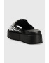 Buffalo Чехли Noa Glam Slide в черно с платформа 1602147 - Pepit.bg