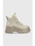 Buffalo Кубинки Aspha NC Mid Laceup в сиво с платформа - Pepit.bg