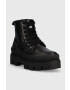 Buffalo Кубинки Raven Laceup Hi в черно с платформа - Pepit.bg