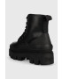 Buffalo Кубинки Raven Laceup Hi в черно с платформа - Pepit.bg