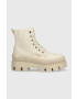 Buffalo Кубинки Raven Laceup Hi в бежово с платформа - Pepit.bg