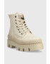 Buffalo Кубинки Raven Laceup Hi в бежово с платформа - Pepit.bg