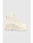 Buffalo Обувки Aspha NC Mid Laceup в бежово с платформа - Pepit.bg