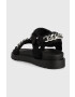Buffalo Сандали Eve Track C в черно с платформа 1602166 - Pepit.bg