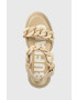 Buffalo Сандали Rude Chain в бежово с платформа 1602144 - Pepit.bg