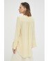 By Malene Birger Копринена блуза в жълто с изчистен дизайн - Pepit.bg