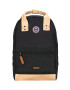 CABAIA Раница Oldschool в черно голям размер с изчистен дизайн - Pepit.bg