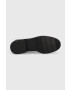 Calvin Klein Боти Rubber Sole Ankle Boot в черно с равна подметка - Pepit.bg