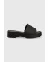 Calvin Klein Чехли в черно с платформа - Pepit.bg