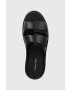 Calvin Klein Чехли DOUBLE STRAP SLIPPER в черно HM0HM00967 - Pepit.bg