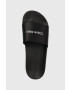 Calvin Klein Чехли POOL SLIDE - SATIN в черно HW0HW01508 - Pepit.bg