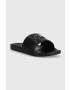 Calvin Klein Чехли POOL SLIDE W/HW в черно с платформа HW0HW01509 - Pepit.bg