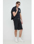 Calvin Klein Дънкови къси панталони в черно - Pepit.bg