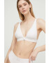 Calvin Klein Горнище на бански в бежово с леко подплатена чашка - Pepit.bg