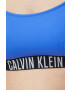 Calvin Klein Горнище на бански в тъмносиньо с леко подплатена чашка - Pepit.bg