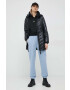 Calvin Klein Яке в черно с преходна изолация - Pepit.bg