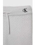 Calvin Klein Jeans Бебешки памучен комплект в сиво - Pepit.bg