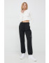 Calvin Klein Jeans Блуза с дълги ръкави в бежово - Pepit.bg