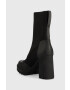 Calvin Klein Jeans Боти Platform Boot Sock в черно с висок ток - Pepit.bg