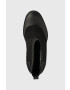 Calvin Klein Jeans Боти Platform Boot Sock в черно с висок ток - Pepit.bg