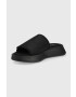 Calvin Klein Jeans Чехли One-strap Sandal в черно с платформа - Pepit.bg