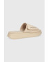 Calvin Klein Jeans Чехли One-strap Sandal в бежово с платформа - Pepit.bg