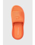 Calvin Klein Jeans Чехли HYBRID SANDAL HIGH/LOW FREQ в оранжево YM0YM00645 - Pepit.bg