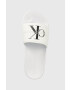 Calvin Klein Jeans Чехли SLIDE MONOGRAM CO в бяло YW0YW00103 - Pepit.bg