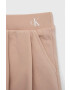 Calvin Klein Jeans Детска пола в розово къс модел разкроен модел - Pepit.bg