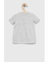 Calvin Klein Jeans Детска рокля в сиво къс модел разкроен модел - Pepit.bg