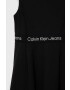 Calvin Klein Jeans Детска рокля в бяло къс модел разкроен модел - Pepit.bg
