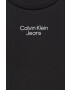 Calvin Klein Jeans Детска рокля в черно къс модел разкроен модел - Pepit.bg