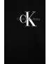 Calvin Klein Jeans Детски памучен суичър в черно с принт - Pepit.bg