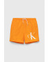 Calvin Klein Jeans Детски плувни шорти в оранжево - Pepit.bg