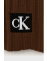 Calvin Klein Jeans Детски шал в кафяво с апликация - Pepit.bg