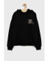Calvin Klein Jeans Детски суичър в черно с принт - Pepit.bg